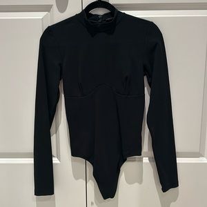 Talula brand bodysuit with open back